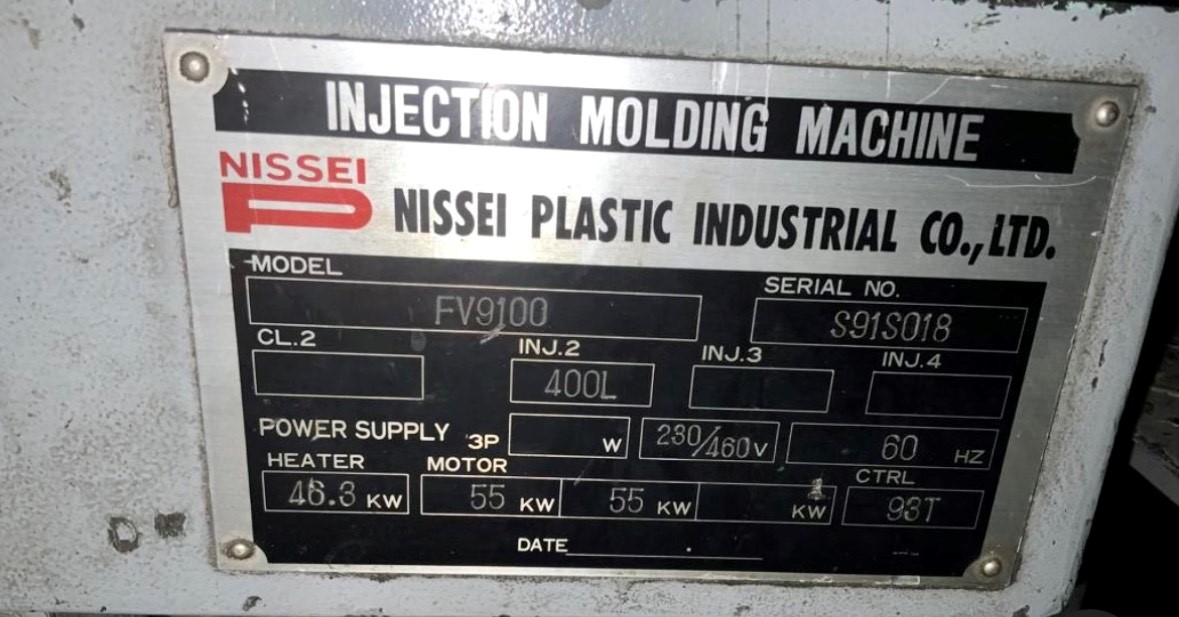Nissei FV9100-400L, Machine ID: 8783